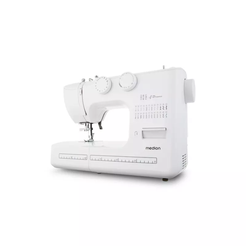 Máquina de costura MEDION LIFE SM60 elétrica 60W 3 bobinas branco