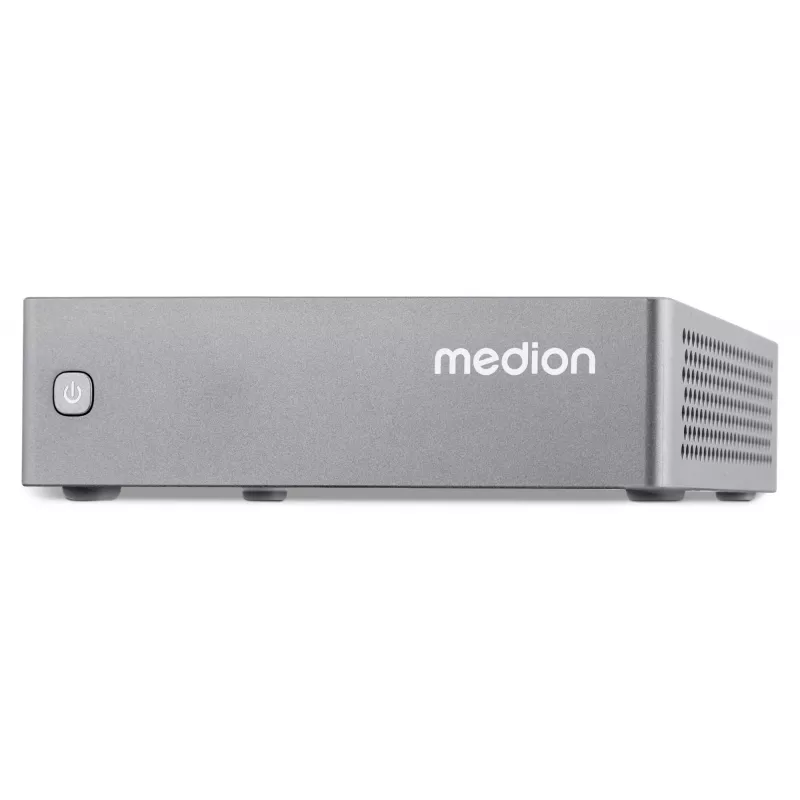 MEDION S06 MD35300 Intel® Core™ i5 i5-1335U 16 GB DDR4-SDRAM 512 GB SSD Mini-PC prateado