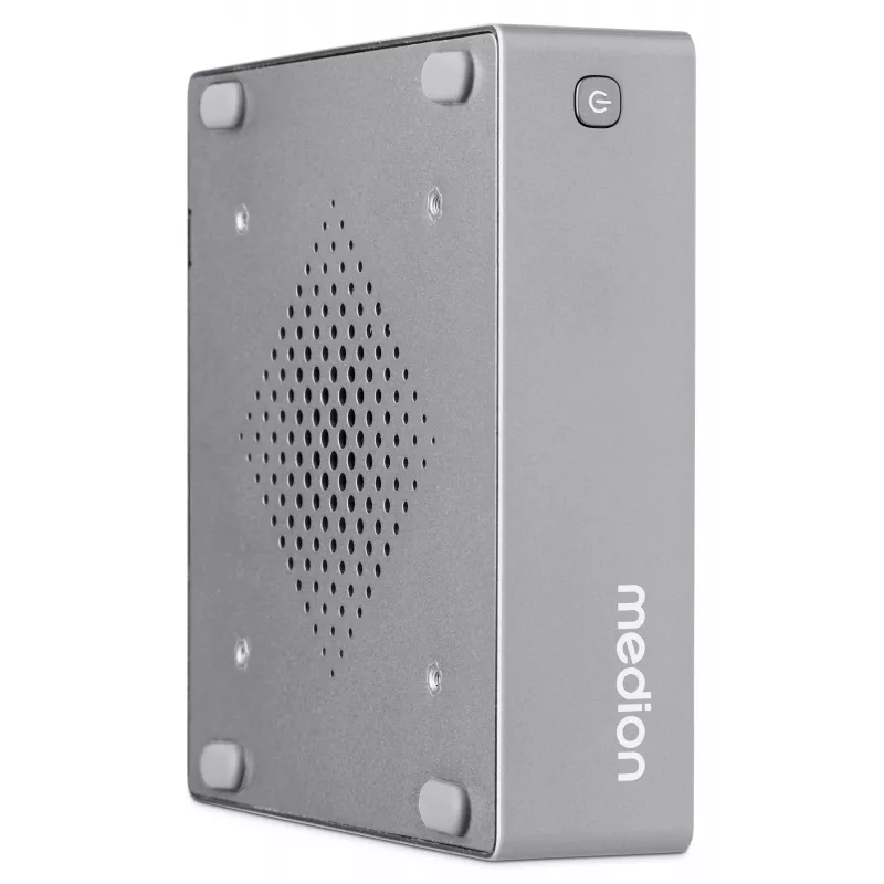 MEDION S06 MD35315 Intel® Core™ i3 i3-1315U 8 GB DDR4-SDRAM 512 GB SSD Mini-PC prateado