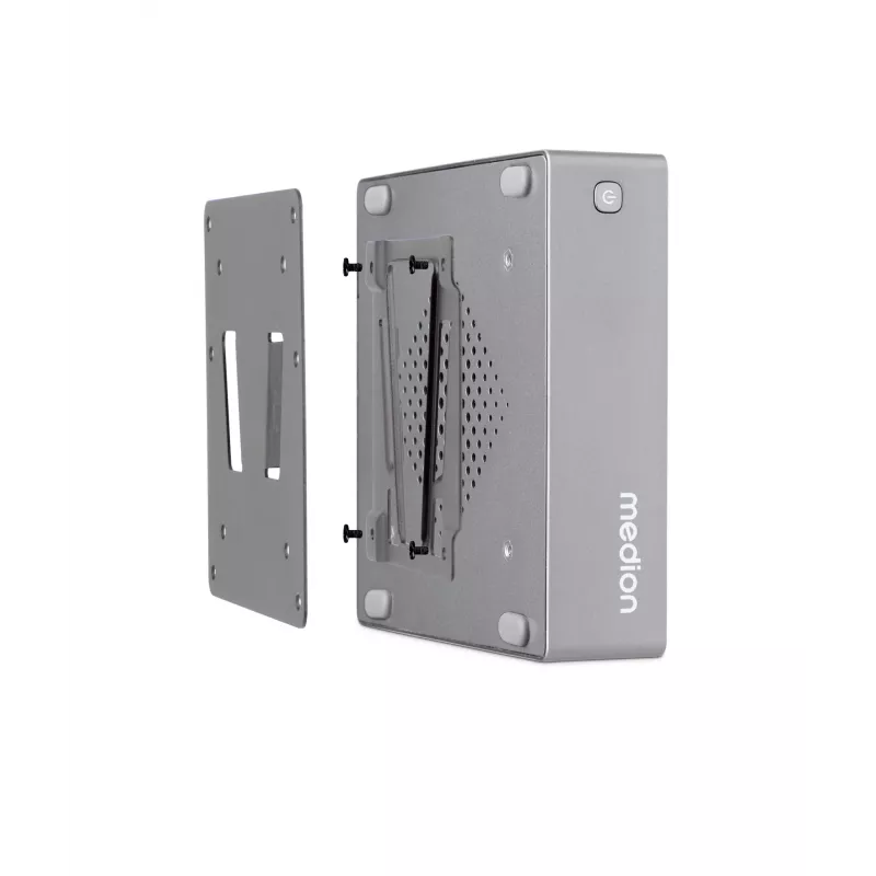 MEDION S06 MD35315 Intel® Core™ i3 i3-1315U 8 GB DDR4-SDRAM 512 GB SSD Mini-PC prateado