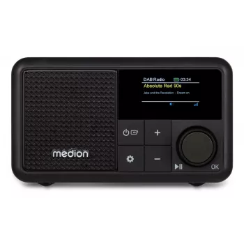 Rádio digital portátil MEDION LIFE S66822 preto