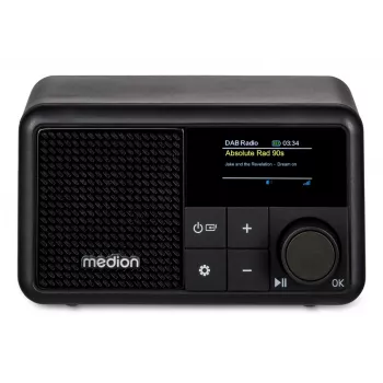 Rádio digital portátil MEDION LIFE S66822 preto