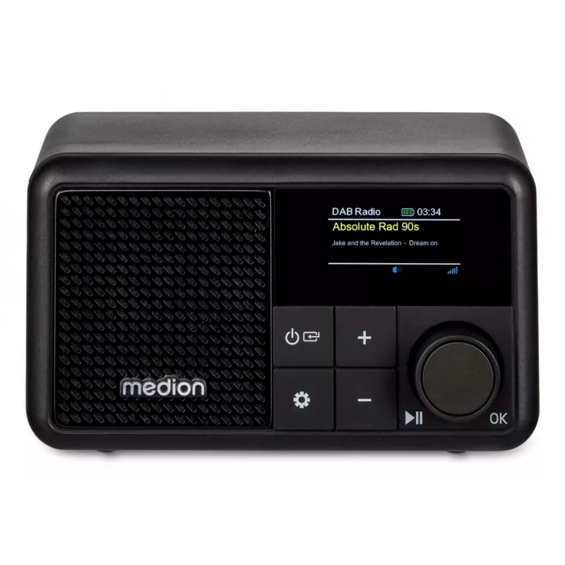 Rádio digital portátil MEDION LIFE S66822 preto
