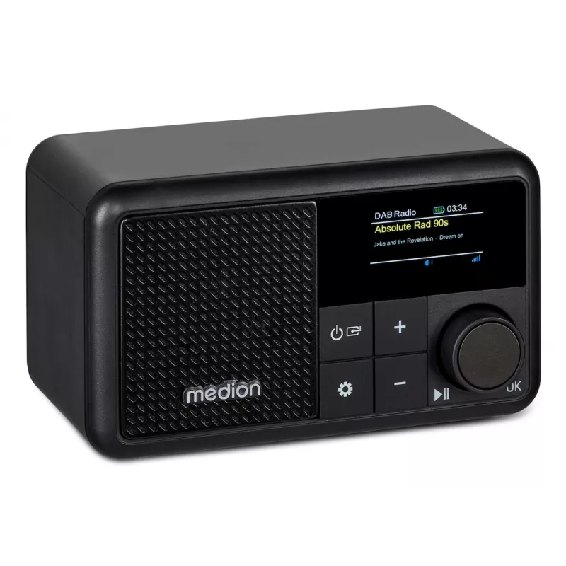 Rádio digital portátil MEDION LIFE S66822 preto