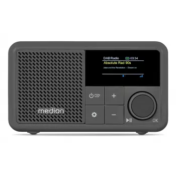 Rádio digital portátil MEDION LIFE S66822 cinzento
