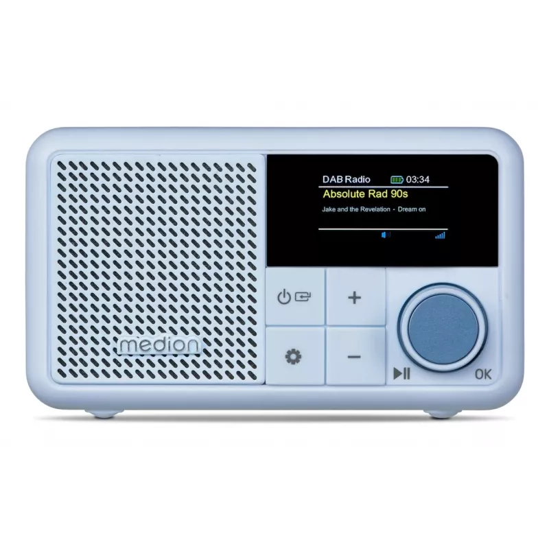Rádio digital portátil MEDION LIFE S66822 aqua