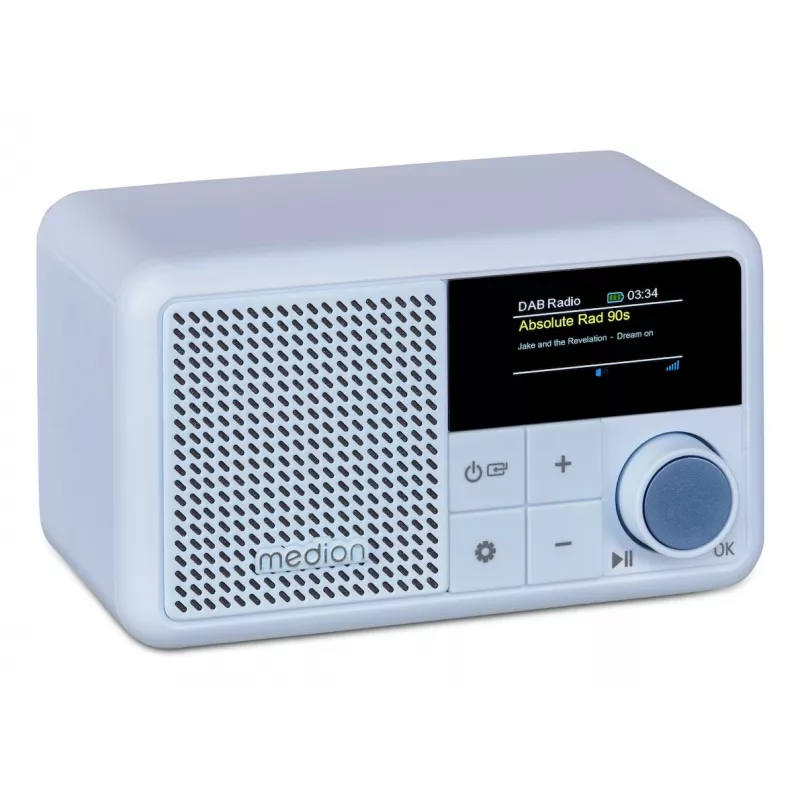 Rádio digital portátil MEDION LIFE S66822 aqua