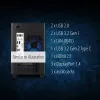 ERAZER Bandit P20 MD35462 Intel Core Ultra 7 265F 32 GB DDR5-SDRAM 1 TB SSD NVIDIA GeForce RTX 5070 Windows 11 Torre-PC preto