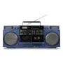 MEDION LIFE P66538 20 W Sistema de áudio compacto azul — 20 W RMS, altifalantes de 2 vias, DAB+/PLL, Bluetooth 10 m, leitor de discos frontal