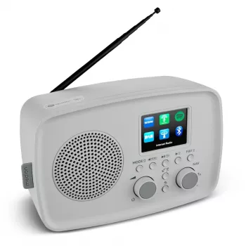 Rádio Internet MEDION 50078819 — DAB+/FM, Wi‑Fi (802.11a/b/g), 5 W RMS, ecrã TFT 2,4