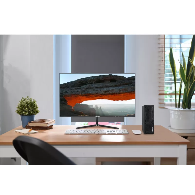 MEDION PICOWORX T80III MD340012 Intel Core Ultra 5 228V 32 GB DDR5-SDRAM 1 TB SSD Windows 11 Home Mini-PC preto