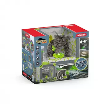 schleich ELDRADOR CREATURES BattleCave Steinbrecher, Ação/Aventura, Monstros e dragões, Mundo de pedra, 7 ano(s), verde, cinzento