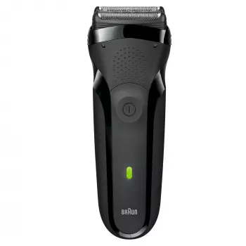 Braun Series 3 300s máquina de barbear de lâmina aparador preto