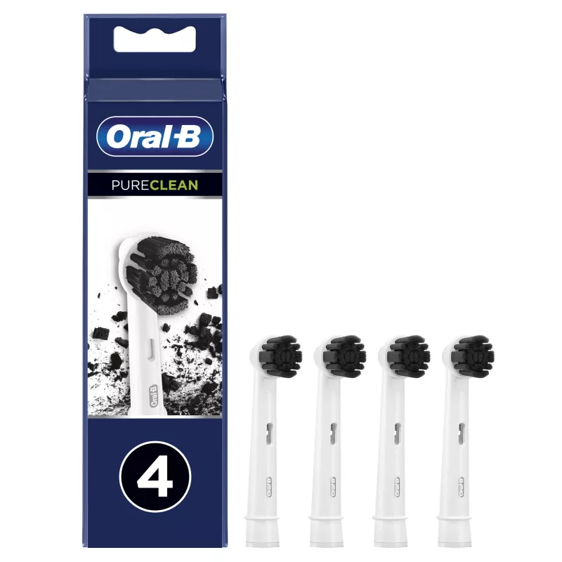 Oral-B Pure Clean cabeças de substituição para escova, 4 un., brancas (350053)