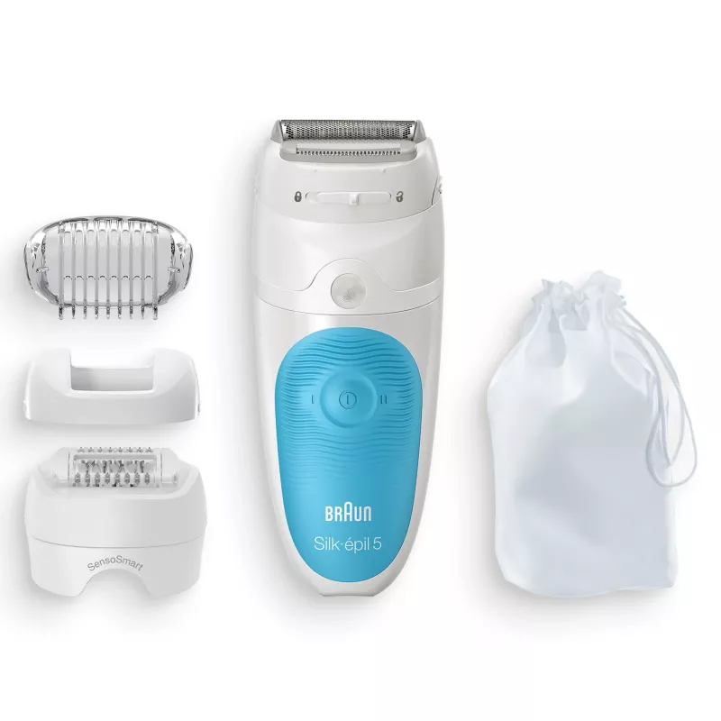 Braun Silk-épil 5 SES 5-605 28 pinças azul, branco