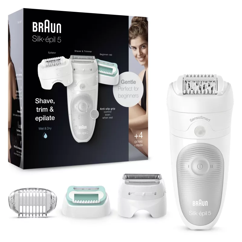 Braun Silk-épil 5 81770430 depiladora 28 pinças branco