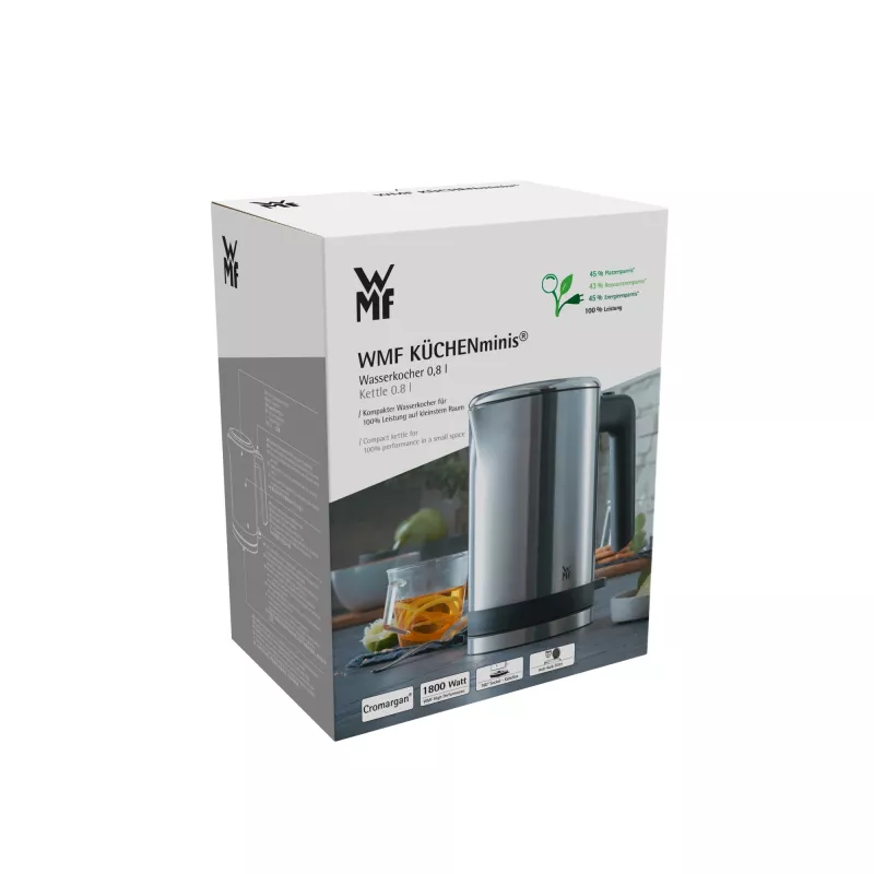 WMF KITCHENminis 0413140011 chaleira elétrica 0,8 l 1960 W aço inoxidável