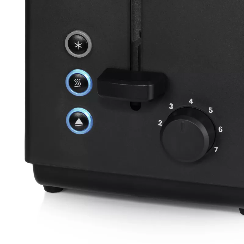 WMF Bueno 0414110011 7 2 fatia(s) 800 W preto, prateado