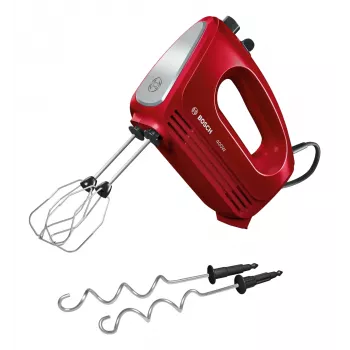 Bosch CleverMixx batedeira de mão 400 W vermelho, aço inoxidável