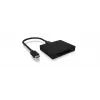 ICY BOX IB-CR402-C31 leitor de cartões USB 3.1 (Gen 2) Type-C™ preto