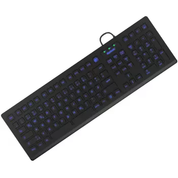KeySonic KSK-8031INEL-B (DE) teclado industrial USB QWERTZ alemão preto