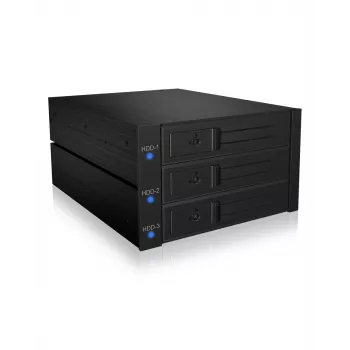 ICY BOX IB-573SSK-12G 8,89 cm (3,5 polegadas) backplane preto