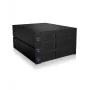ICY BOX IB-573SSK-12G 8,89 cm (3,5 polegadas) backplane preto