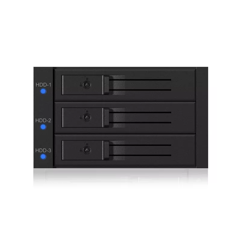 ICY BOX IB-573SSK-12G 8,89 cm (3,5 polegadas) backplane preto
