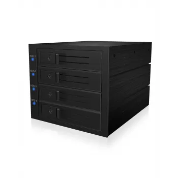 ICY BOX IB-574SSK-12G 8,89 cm (3,5 polegadas) backplane preto