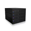 ICY BOX IB-574SSK-12G 8,89 cm (3,5 polegadas) backplane preto