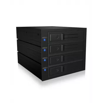 ICY BOX IB-574SSK-12G 8,89 cm (3,5 polegadas) backplane preto