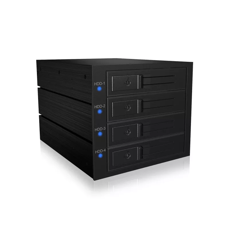 ICY BOX IB-574SSK-12G 8,89 cm (3,5 polegadas) backplane preto