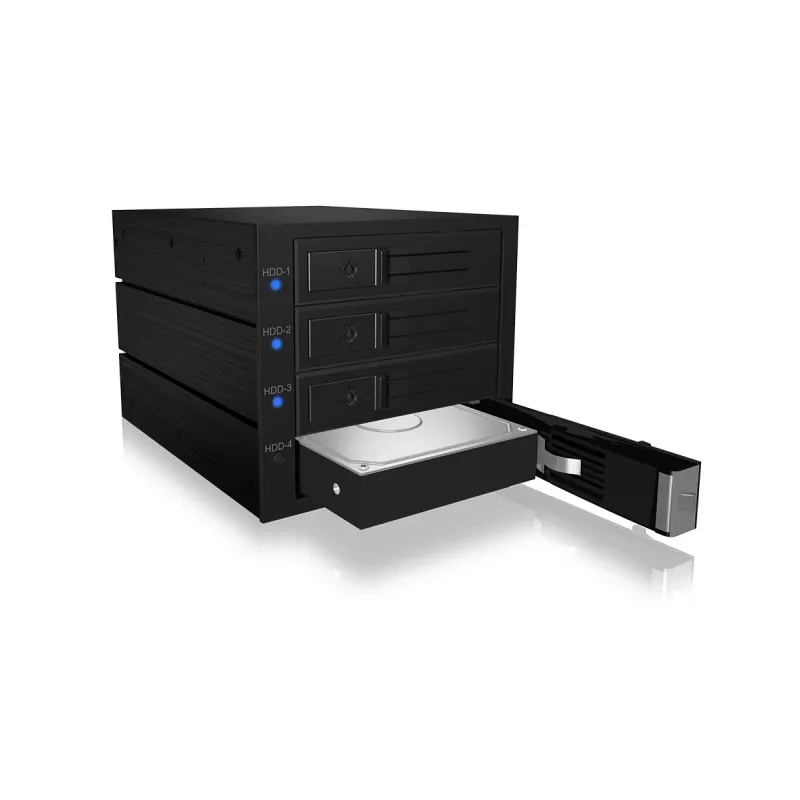 ICY BOX IB-574SSK-12G 8,89 cm (3,5 polegadas) backplane preto