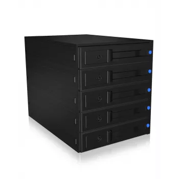 ICY BOX IB-575SSK-12G 8,89 cm (3,5 polegadas) backplane preto