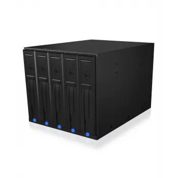 ICY BOX IB-575SSK-12G 8,89 cm (3,5 polegadas) backplane preto