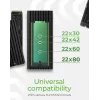 ICY BOX IB-1917M-C32 caixa para SSD preto M.2 alimentado por USB