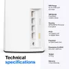 Linksys AX5400 Whole Home Mesh WiFi 6 Sistema Dual-Band, pack de 2