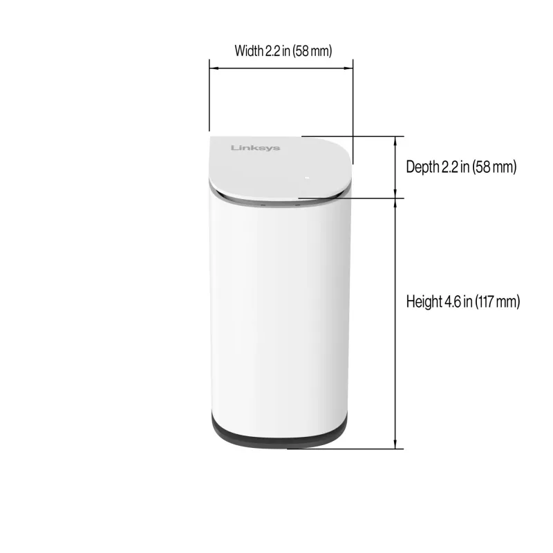 Linksys Velop Micro 6 Sistema mesh – Dual-Band WiFi 6 AX3000 (pack de 2)