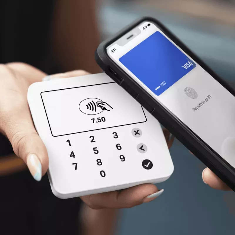SumUp Solo Lite Leitor de cartões inteligente Bateria Bluetooth Branco