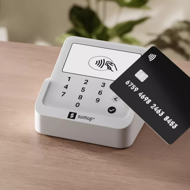 SumUp Solo Lite Leitor de cartões inteligente Bateria Branco