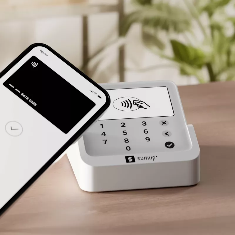 SumUp Solo Lite Leitor de cartões inteligente Bateria Branco