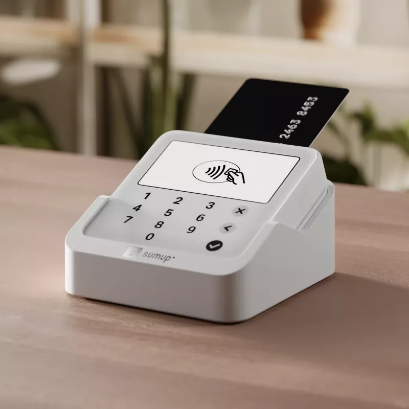 SumUp Solo Lite Leitor de cartões inteligente Bateria Branco