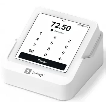 SumUp Solo Leitor de cartões inteligente Bateria Wi-Fi Branco