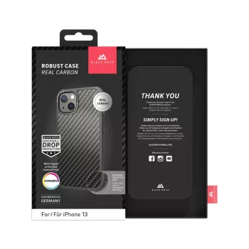 Hama Robust Real Carbon Capa para telemóvel 15,5 cm (6,1