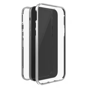 Hama 360° Glass capa para telemóvel com tampa prateado transparente para iPhone 14 Pro