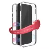 Hama 360° Glass capa para telemóvel com tampa prateado transparente para iPhone 14 Pro
