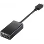 Adaptador HP USB-C para VGA, preto, China, Windows 10, Windows 11, ChromeOS, Business, 0 - 40 °C
