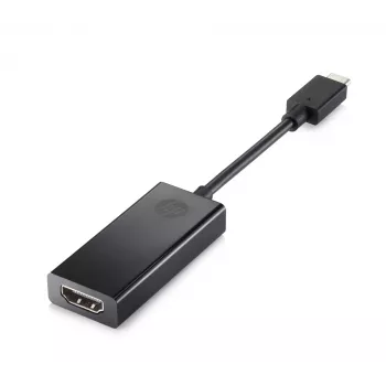 Adaptador HP USB-C para VGA, preto, China, Windows 10, Windows 11, ChromeOS, Business, 0 - 40 °C