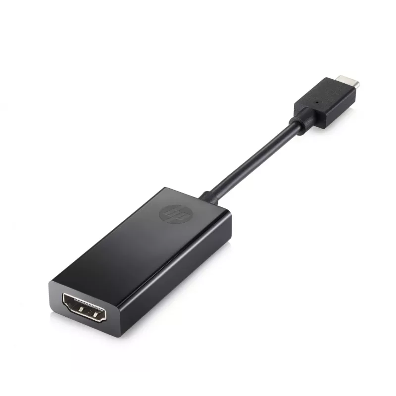 Adaptador HP USB-C para VGA, preto, China, Windows 10, Windows 11, ChromeOS, Business, 0 - 40 °C