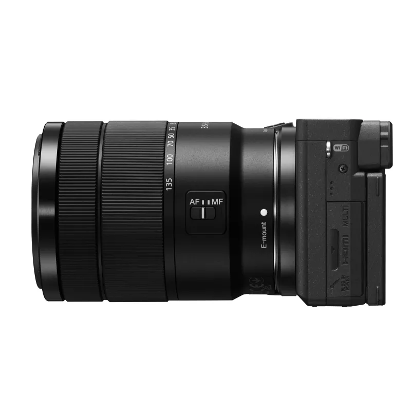 Sony α 6400 + SEL18135 MILC 24,2 MP CMOS 6000 x 4000 píxeis preto
